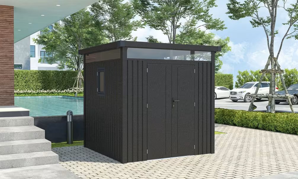 Metall-Gartenhaus Anna B – 230x230cm Außenmaß