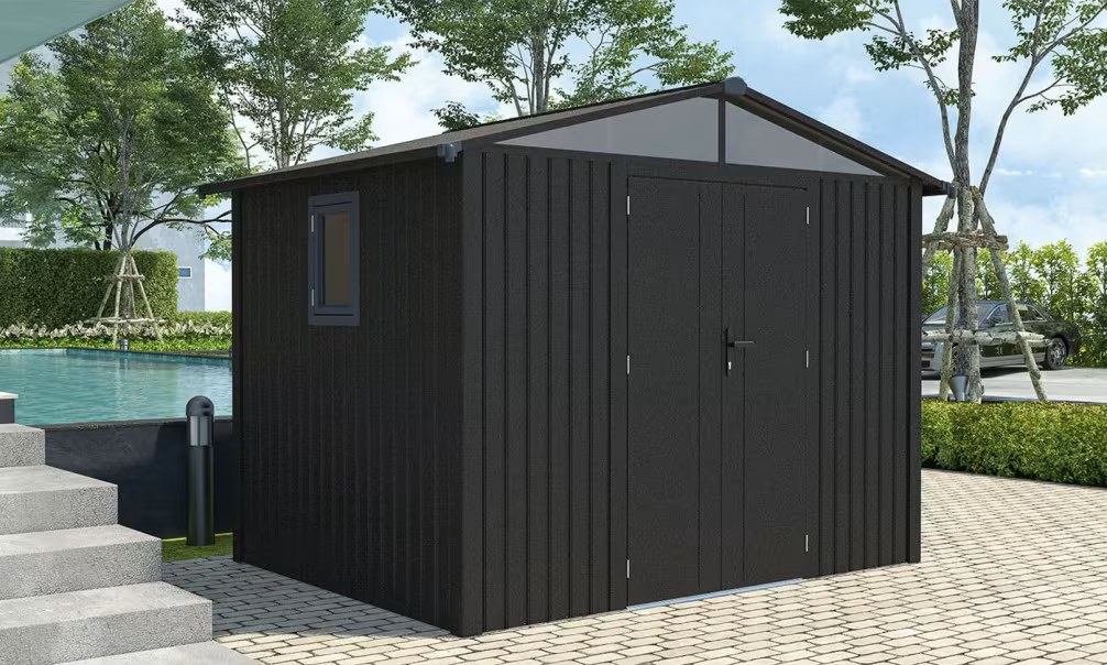 Metall-Gartenhaus Amy C – 304x232cm Außenmaß