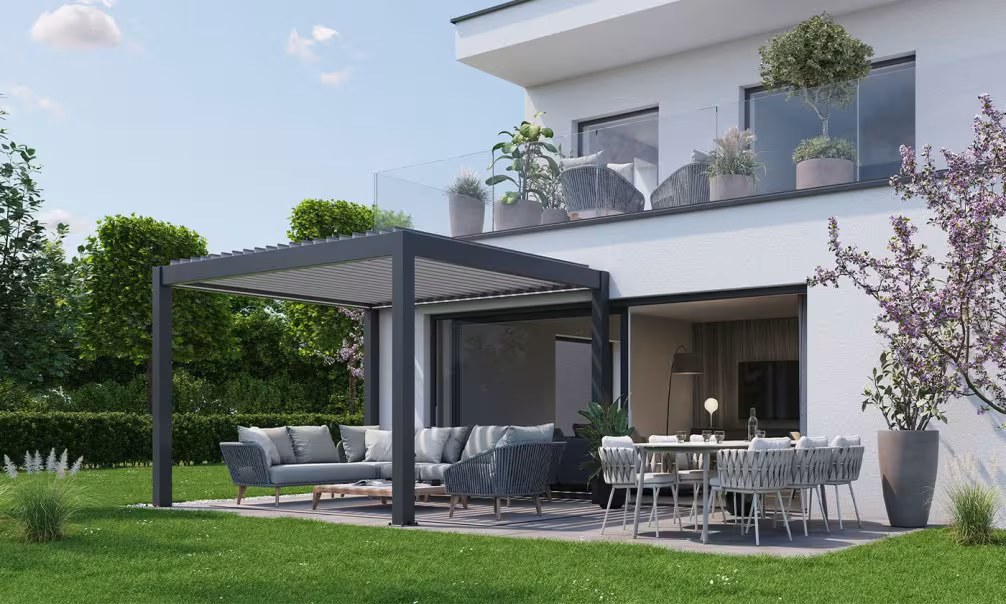 Bioklimatische Pergola Biohort 3x3m – 9.73m² – Bild 2