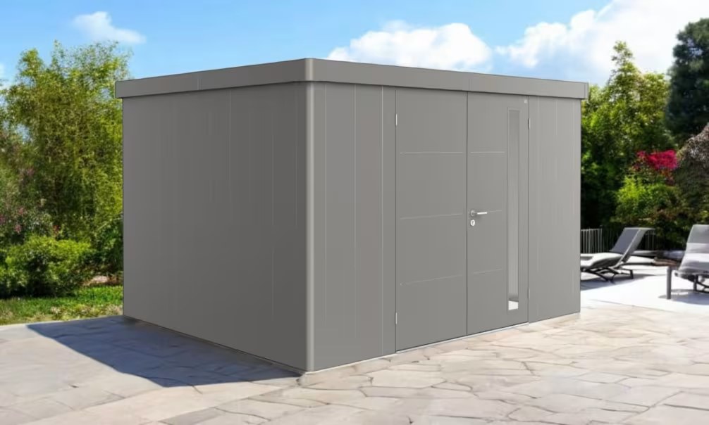 Metall-Gartenhaus Neo 3D Biohort – 348x292x222cm – 2 Türen – Bild 3