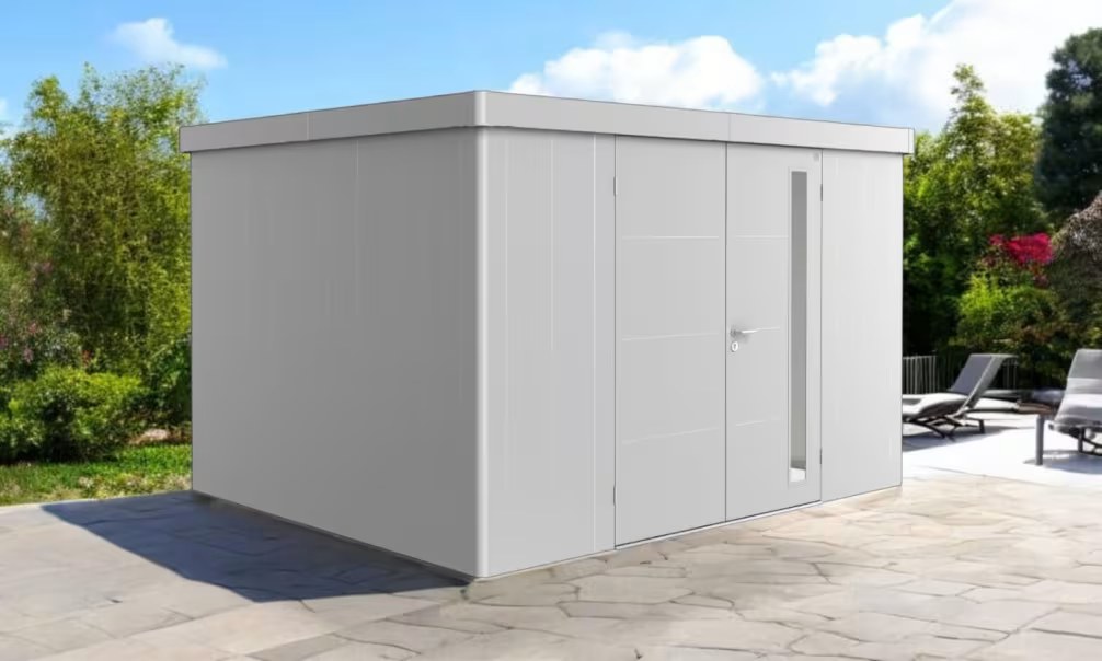 Metall-Gartenhaus Neo 3D Biohort – 348x292x222cm – 2 Türen
