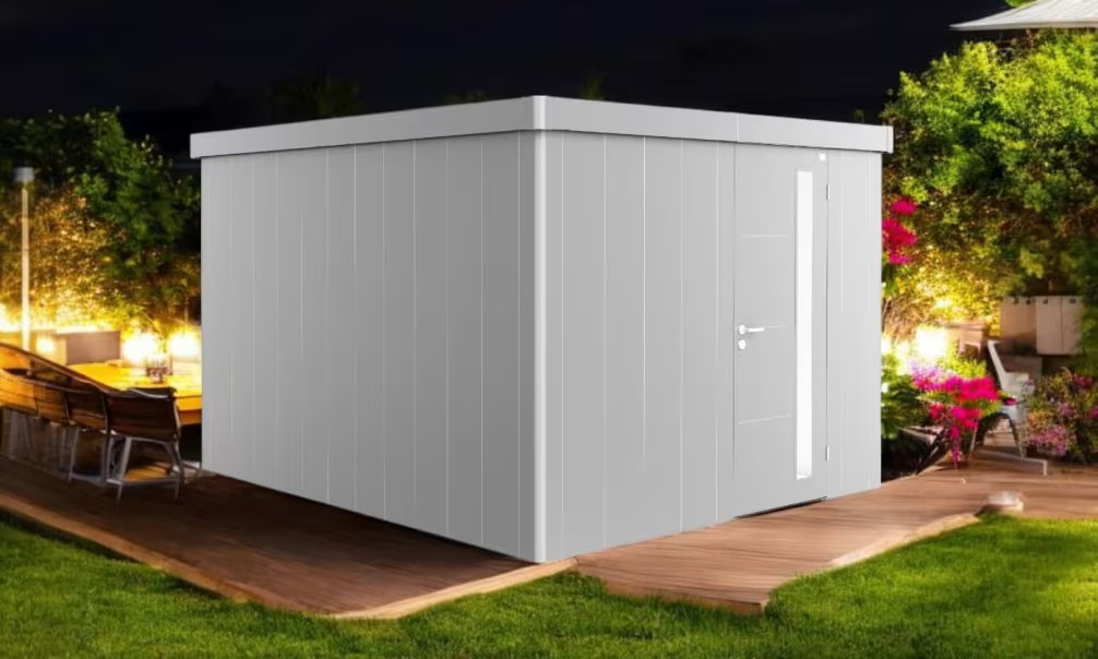 Metall-Gartenhaus Neo 4C Biohort – 292x348x222cm – 1 Tür – Bild 3