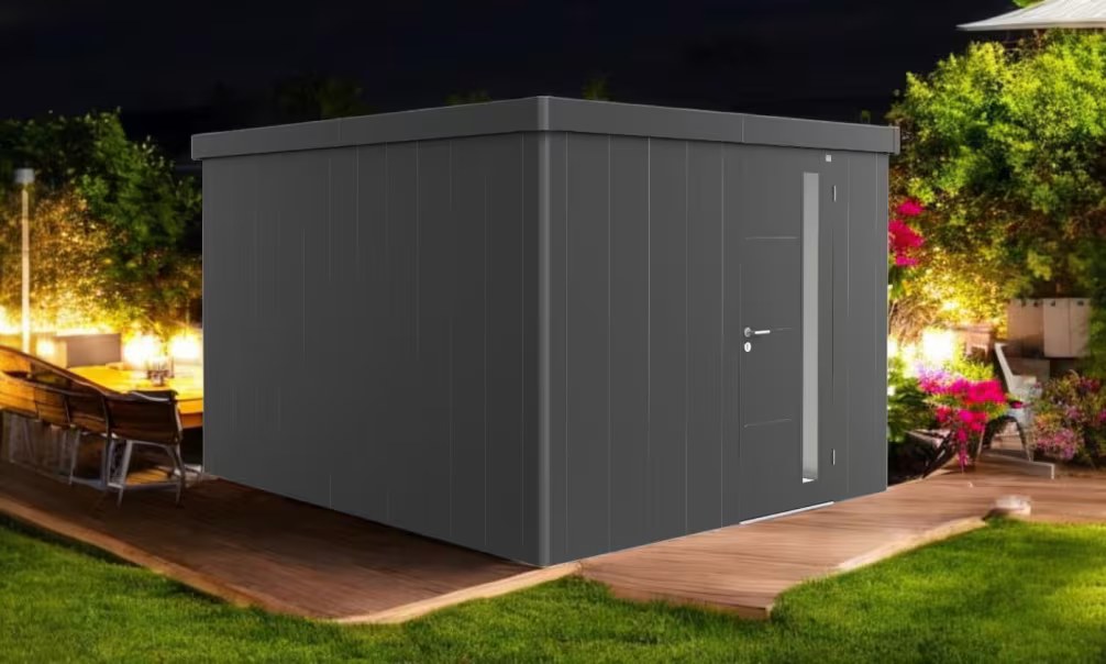 Metall-Gartenhaus Neo 4C Biohort – 292x348x222cm – 1 Tür
