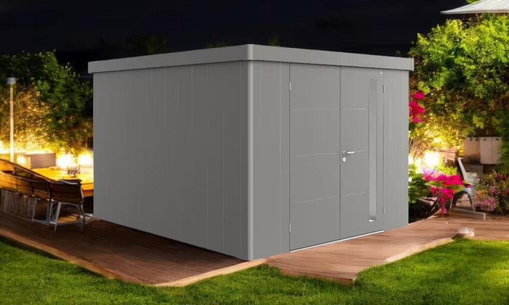 Metall-Gartenhaus Neo 4C Biohort – 292x348x222cm – 2 Türen