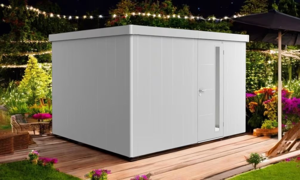 Metall-Gartenhaus Neo 3D Biohort – 348x292x222cm – 1 Tür
