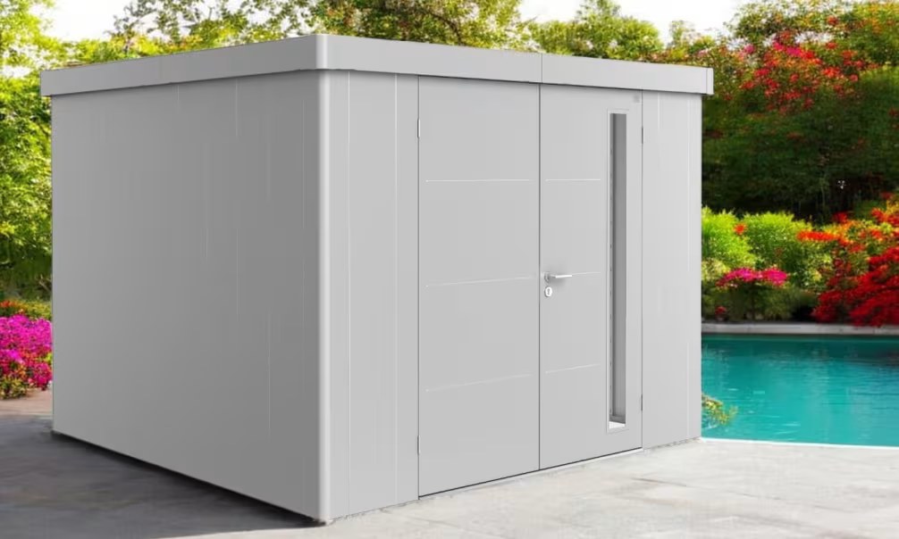 Metall-Gartenhaus Neo 3C Biohort – 292x292x222cm – 2 Türen