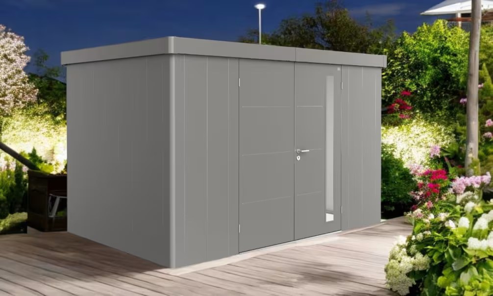 Metall-Gartenhaus Neo 2D Biohort – 348x236x222cm – 2 Türen