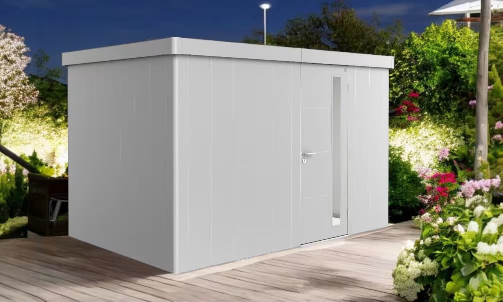 Metall-Gartenhaus Neo 2D Biohort – 348x236x222cm – 1 Tür