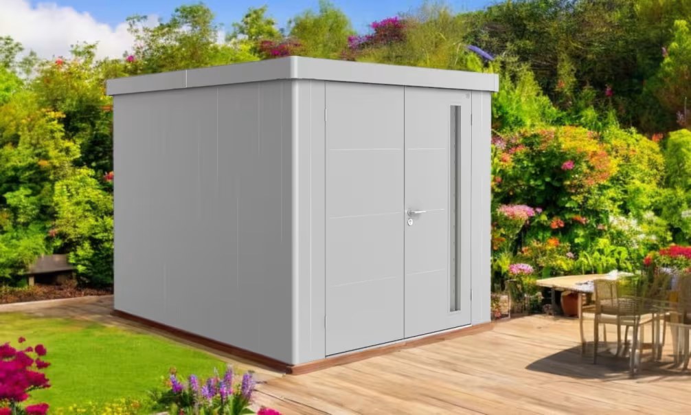 Metall-Gartenhaus Neo 3B Biohort – 236x292x222cm – 2 Türen