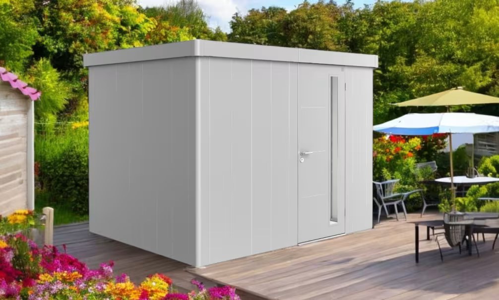 Metall-Gartenhaus Neo 2C Biohort – 292x236x222cm – 1 Tür