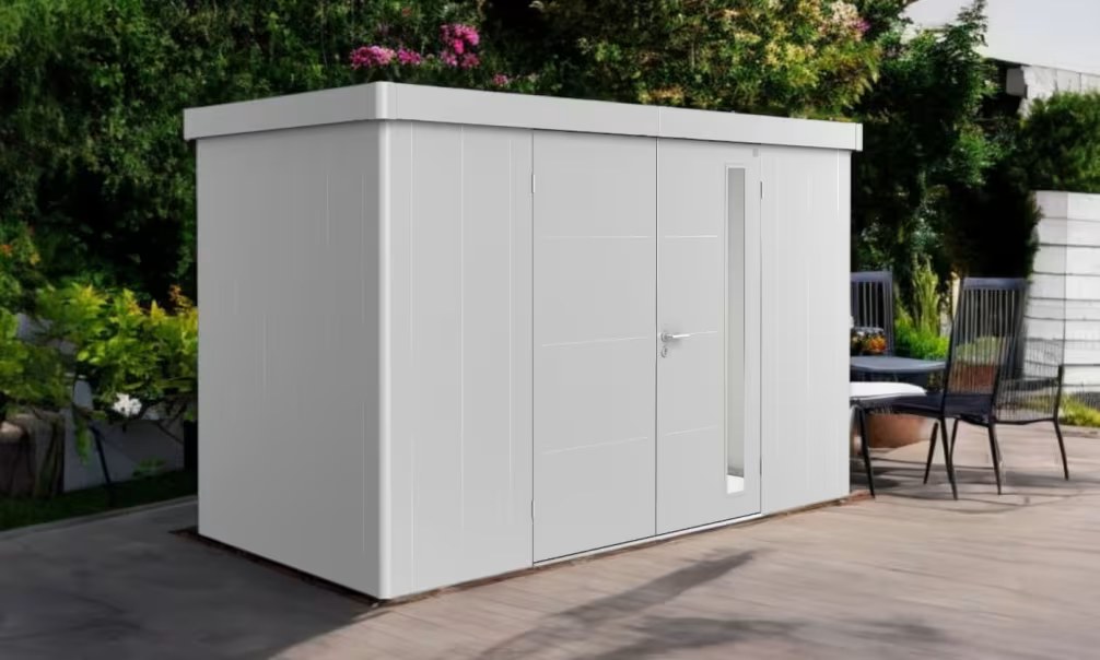 Metall-Gartenhaus Neo 1D Biohort – 348x180x222cm – 2 Türen