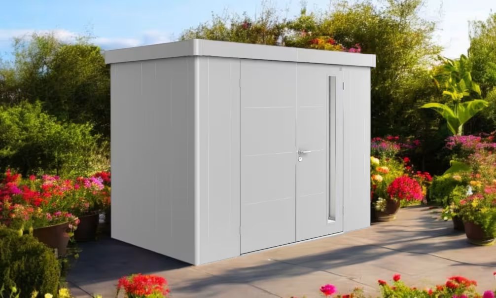 Metall-Gartenhaus Neo 1C Biohort – 292x180x222cm – 2 Türen