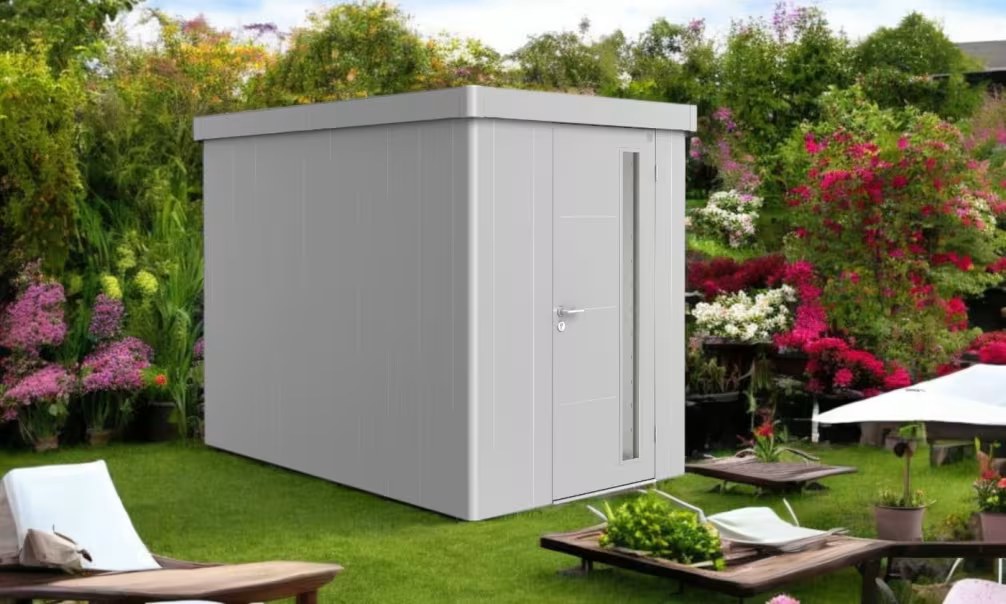 Metall-Gartenhaus Neo 3A Biohort – 180x292x222cm – 1 Tür