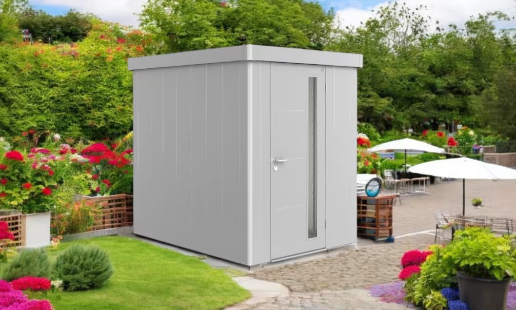 Metall-Gartenhaus Neo 2A Biohort – 180x236x222cm – 1 Tür