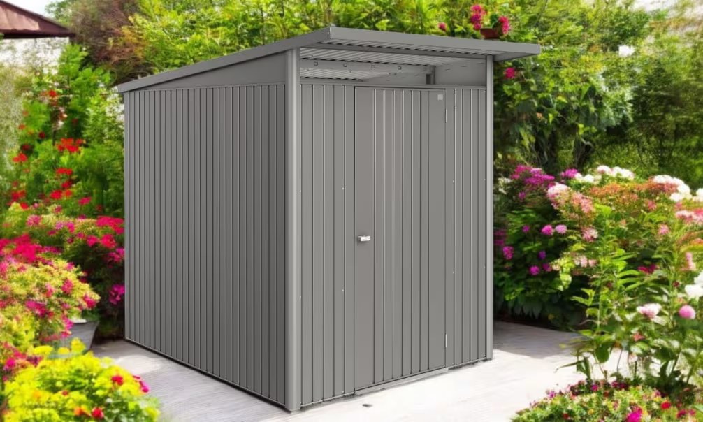 Metall-Gartenhaus Avantgarde A2 ECO Biohort – 180x260cm Außen. – Bild 3