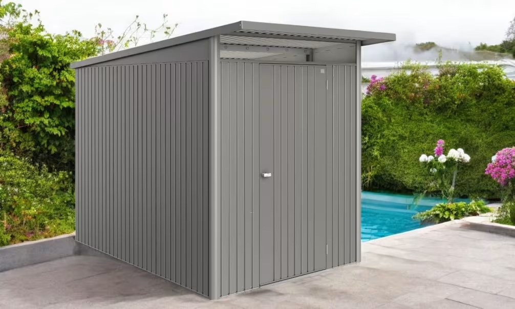 Metall-Gartenhaus Avantgarde A3 ECO – 180x300cm Außenbereich – Bild 3