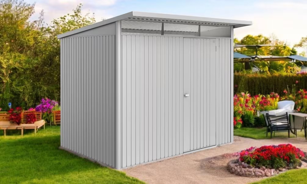 Metall-Gartenhaus Avantgarde A5 ECO – 260x220cm Außenbereich