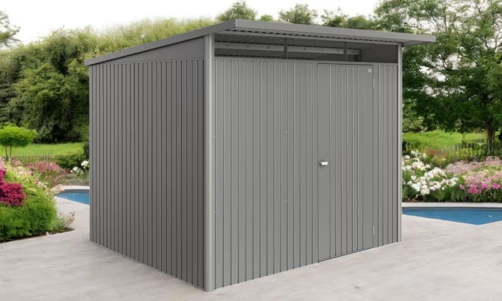 Metall-Gartenhaus Avantgarde A6 ECO Biohort – 260x260cm Außen. – Bild 3