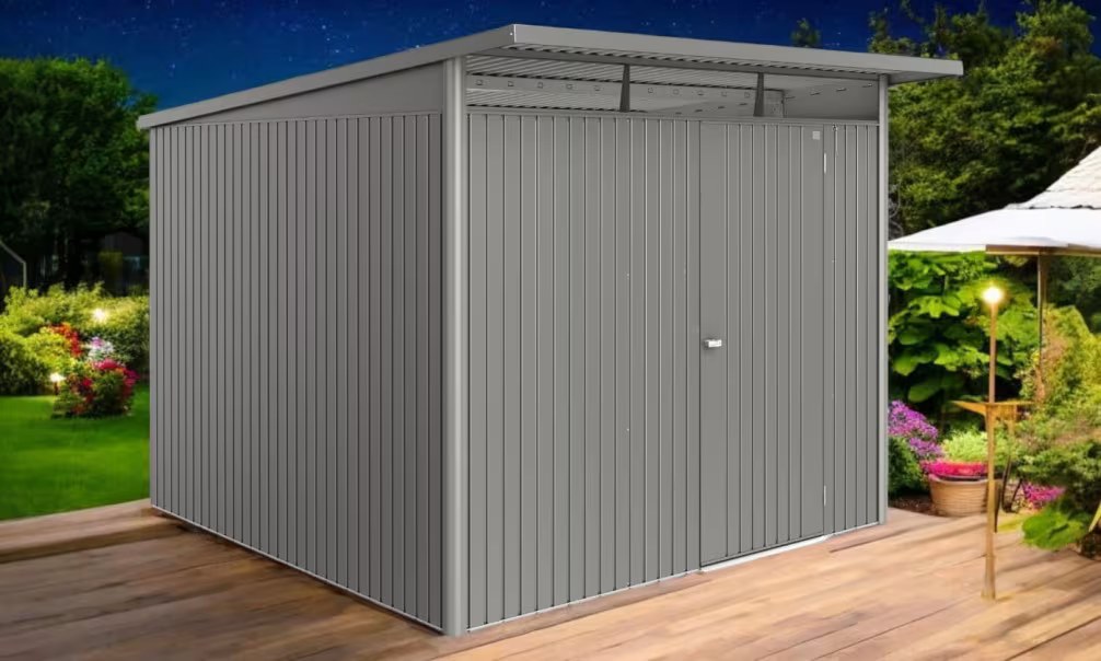 Metall-Gartenhaus Avantgarde A7 ECO Biohort – 260x300cm Außenbereich – Bild 3