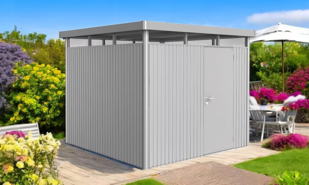 Metall-Gartenhaus Highline H4 – 275x275cm – Biohort