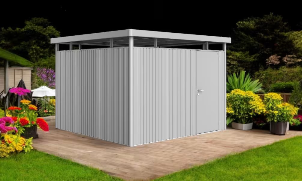 Metall-Gartenhaus Highline H6 – 315x315cm – Biohort