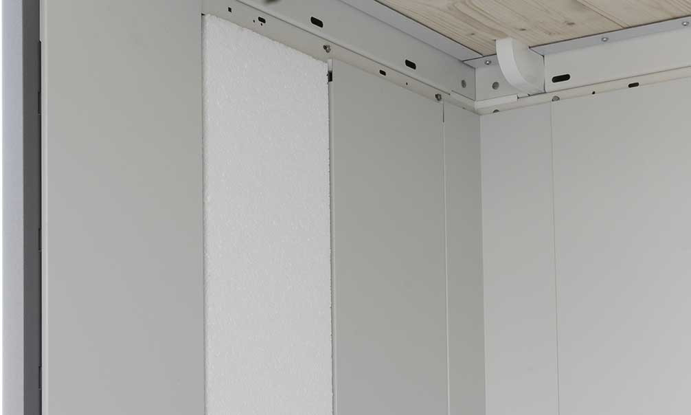 Isolierverkleidungs-Kit für Metall-Gartenhaus Néo 4B Biohort Standardtür