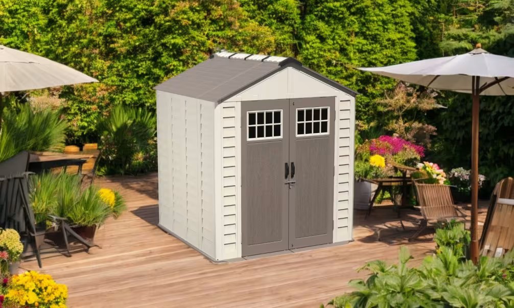 Gartenhaus Polypropylen-Kunststoff 24.9mm 4.49m2 Cork + Boden