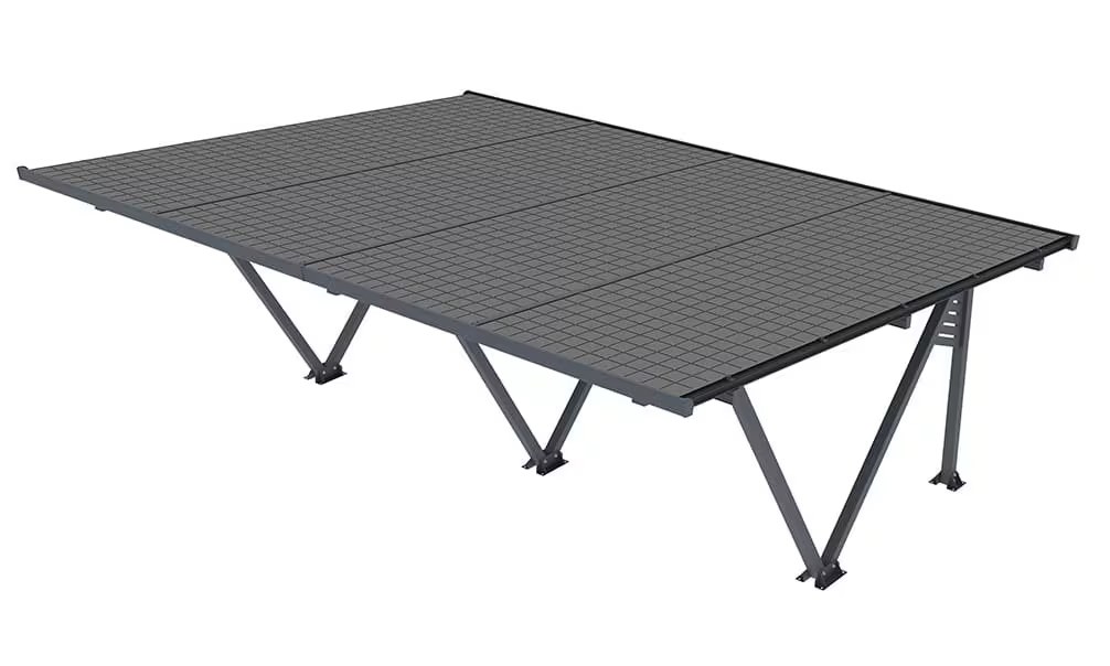 Freistehender Aluminium-Carport Sunlit für 20 Solarmodule – Bild 4