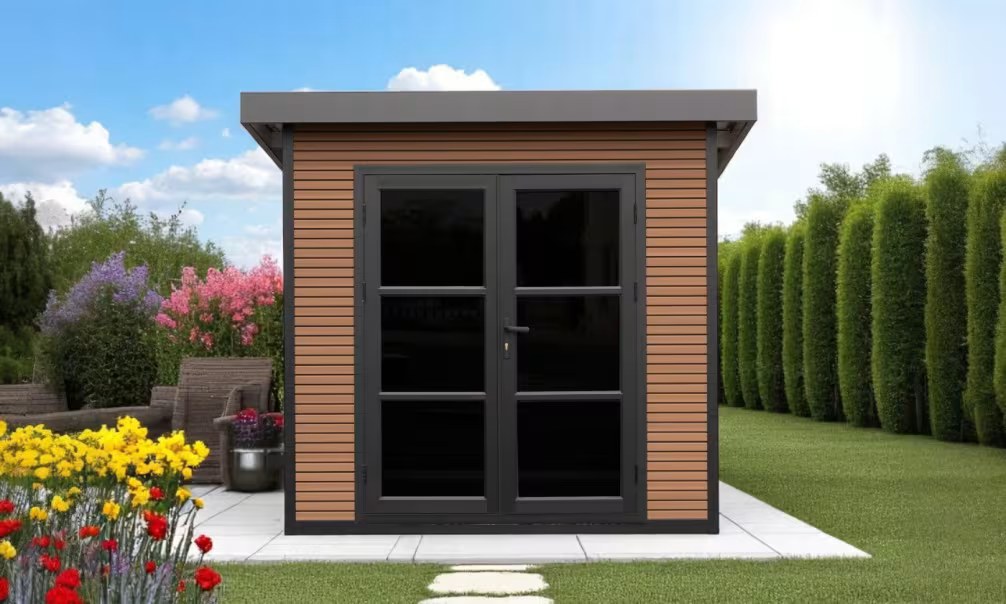 Verbundwerkstoff-Gartenhaus Romans, Pultdach, 2.23×2.23m, 4,97m² – Bild 2