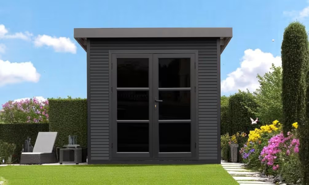 Verbundwerkstoff-Gartenhaus Autrans, Pultdach, 2.23×2.23m, 4,97m² – Bild 2