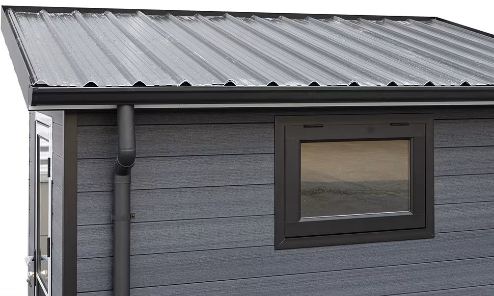 Verbundwerkstoff-Gartenhaus Grasse, Pultdach, 170x290m, 4,93m² – Bild 7