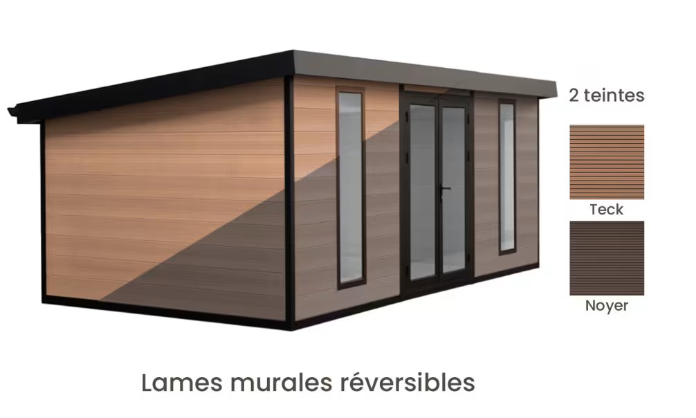 Komposit-Gartenhaus Argenteuil, Pultdach, 5.42×2.90m, 15.72m2 – Bild 2