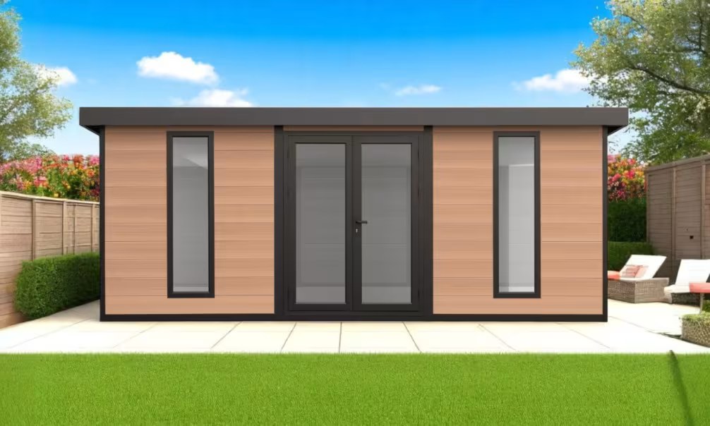 Komposit-Gartenhaus Argenteuil, Pultdach, 5.42×2.90m, 15.72m2