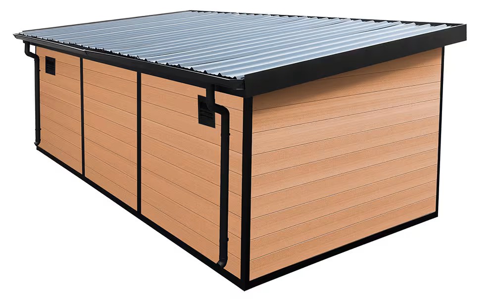 Komposit-Gartenhaus Argenteuil, Pultdach, 5.42×2.90m, 15.72m2 – Bild 5