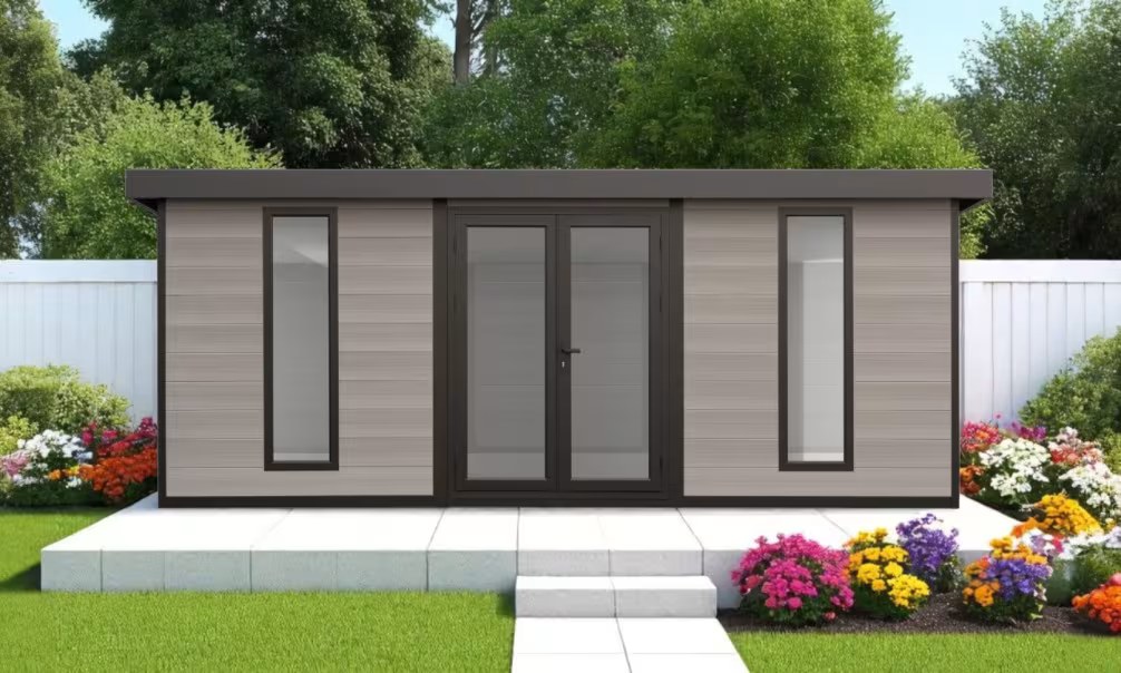 Komposit-Gartenhaus Colombes, Pultdach, 5.42×2.90m, 15.72m2 – Bild 3