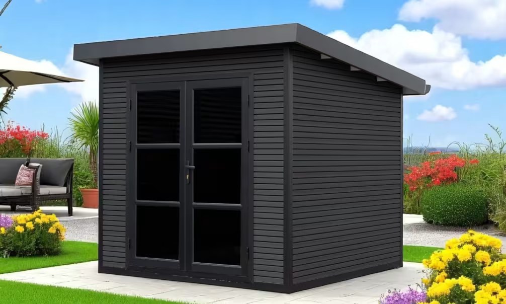 Verbundwerkstoff-Gartenhaus Autrans, Pultdach, 2.23×2.23m, 4,97m²