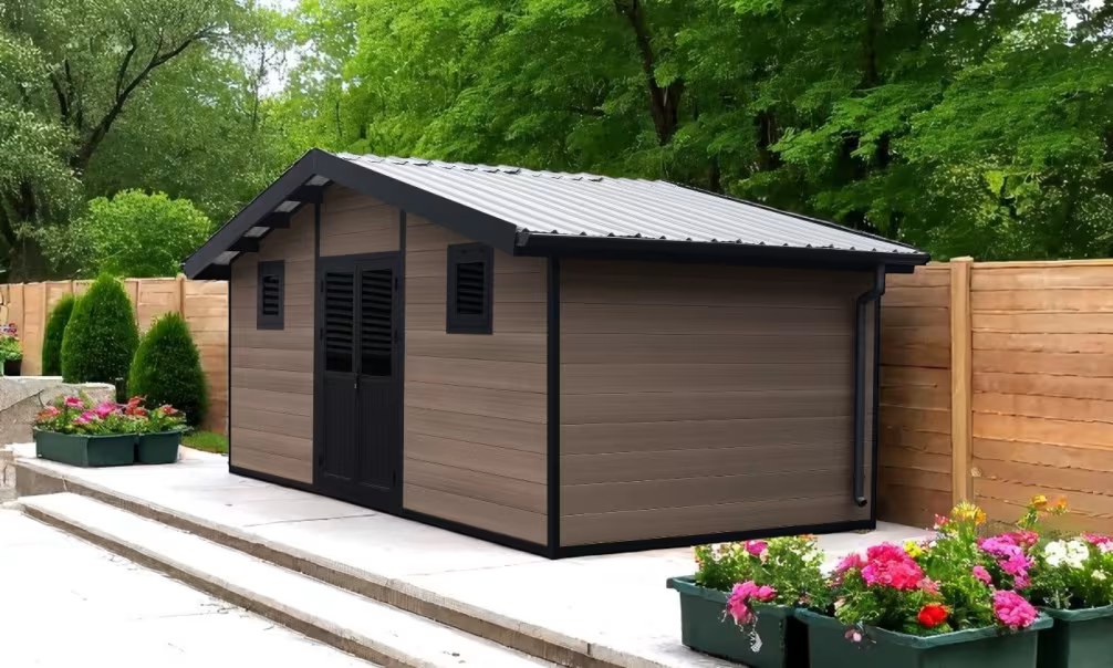 Komposit-Gartenhaus Poitiers, Satteldach, 5.80×2.9m, 16.82m2 – Bild 16