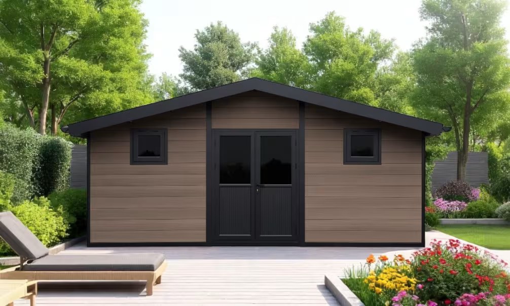 Komposit-Gartenhaus Poitiers, Satteldach, 5.80×2.9m, 16.82m2 – Bild 17