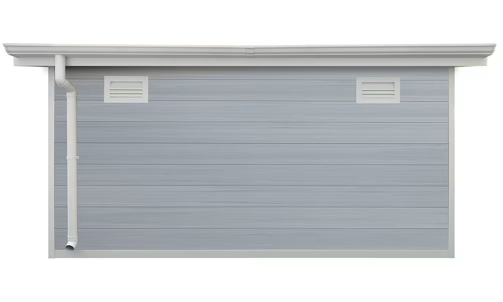 Verbundwerkstoff-Gartenhaus Toscane, Pultdach, 3.7×3.7m, 13,69m² – Bild 19