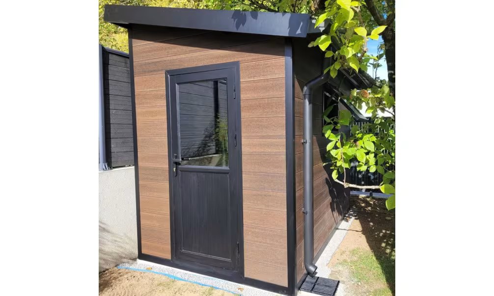 Verbundwerkstoff-Gartenhaus Grasse, Pultdach, 170x290m, 4,93m² – Bild 9
