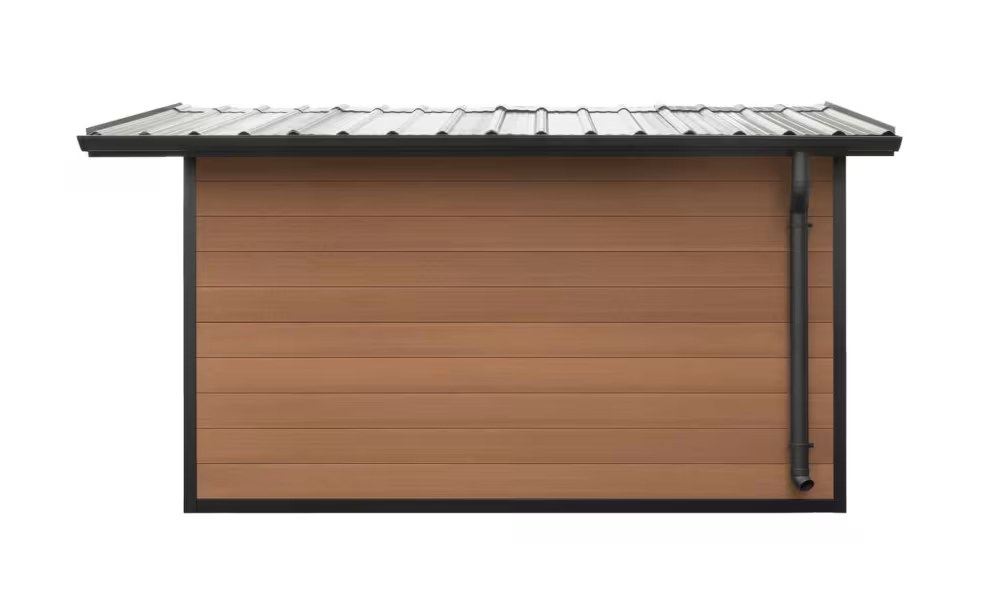 Verbundwerkstoff-Gartenhaus Dijon, Satteldach, 2.9×2.9m, 8,41m² – Bild 3