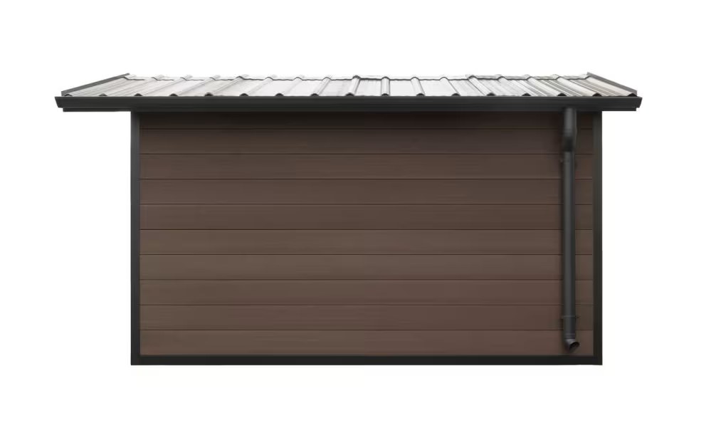 Verbundwerkstoff-Gartenhaus Dijon, Satteldach, 2.9×2.9m, 8,41m² – Bild 6
