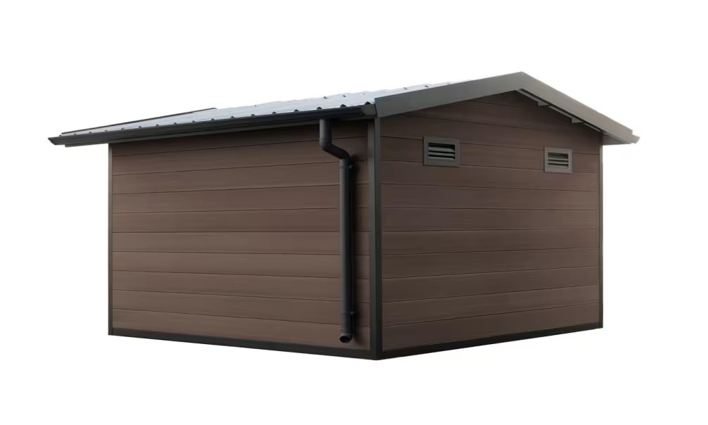 Verbundwerkstoff-Gartenhaus Dijon, Satteldach, 2.9×2.9m, 8,41m² – Bild 8