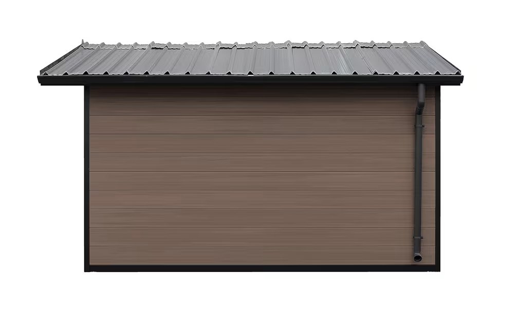 Verbundwerkstoff-Gartenhaus Spérone, Satteldach, 3.7×3.7m, 13,68m² – Bild 11