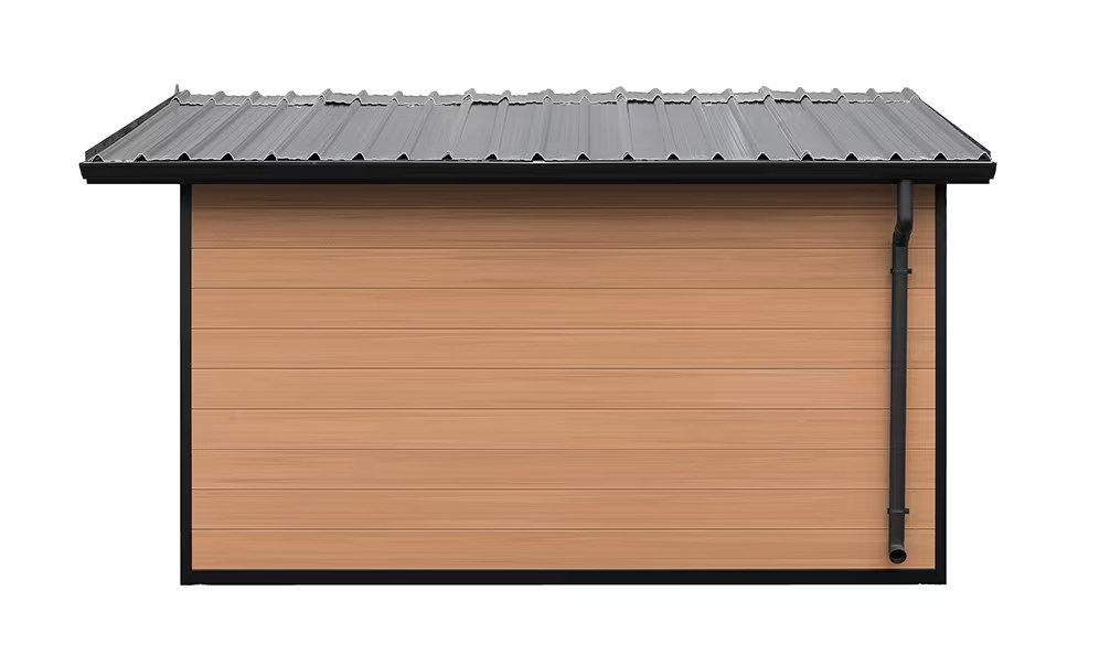 Verbundwerkstoff-Gartenhaus Spérone, Satteldach, 3.7×3.7m, 13,68m² – Bild 12