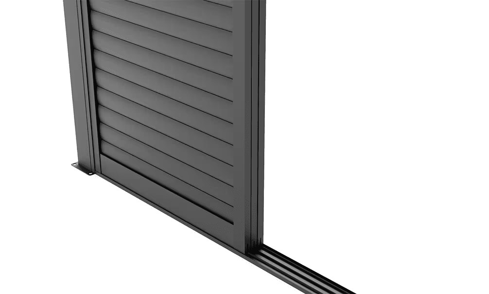 Block 3 Schiebe-Jalousien Aluminium – Anthrazit – 370x238cm – Bild 4