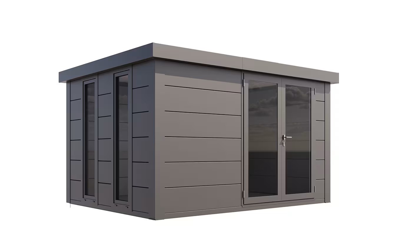 Metall-Gartenhaus Telluria Luminato 3930 Anthrazit 388×298 cm