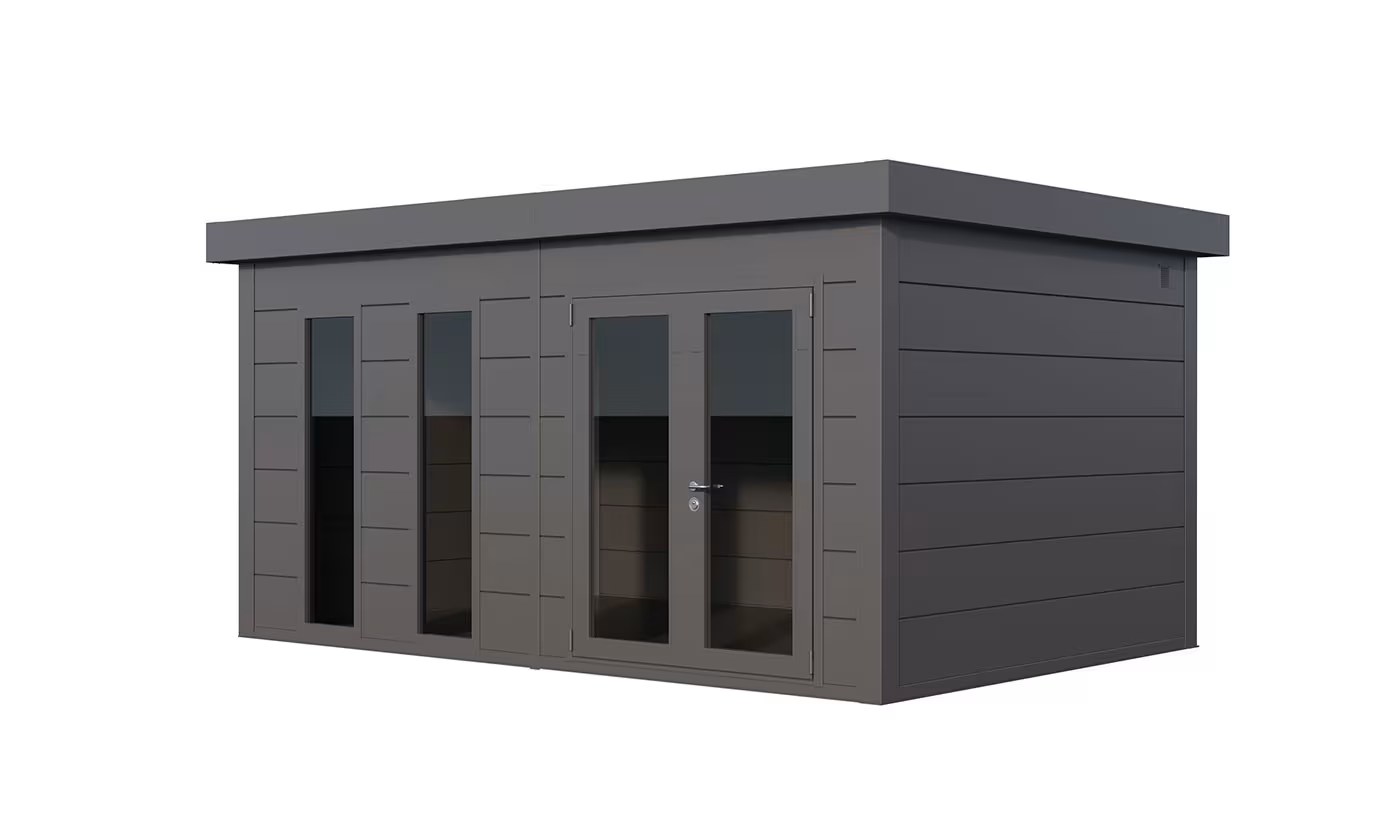 Metall-Gartenhaus Telluria Luminato 5436+ Anthrazit 538×358 cm