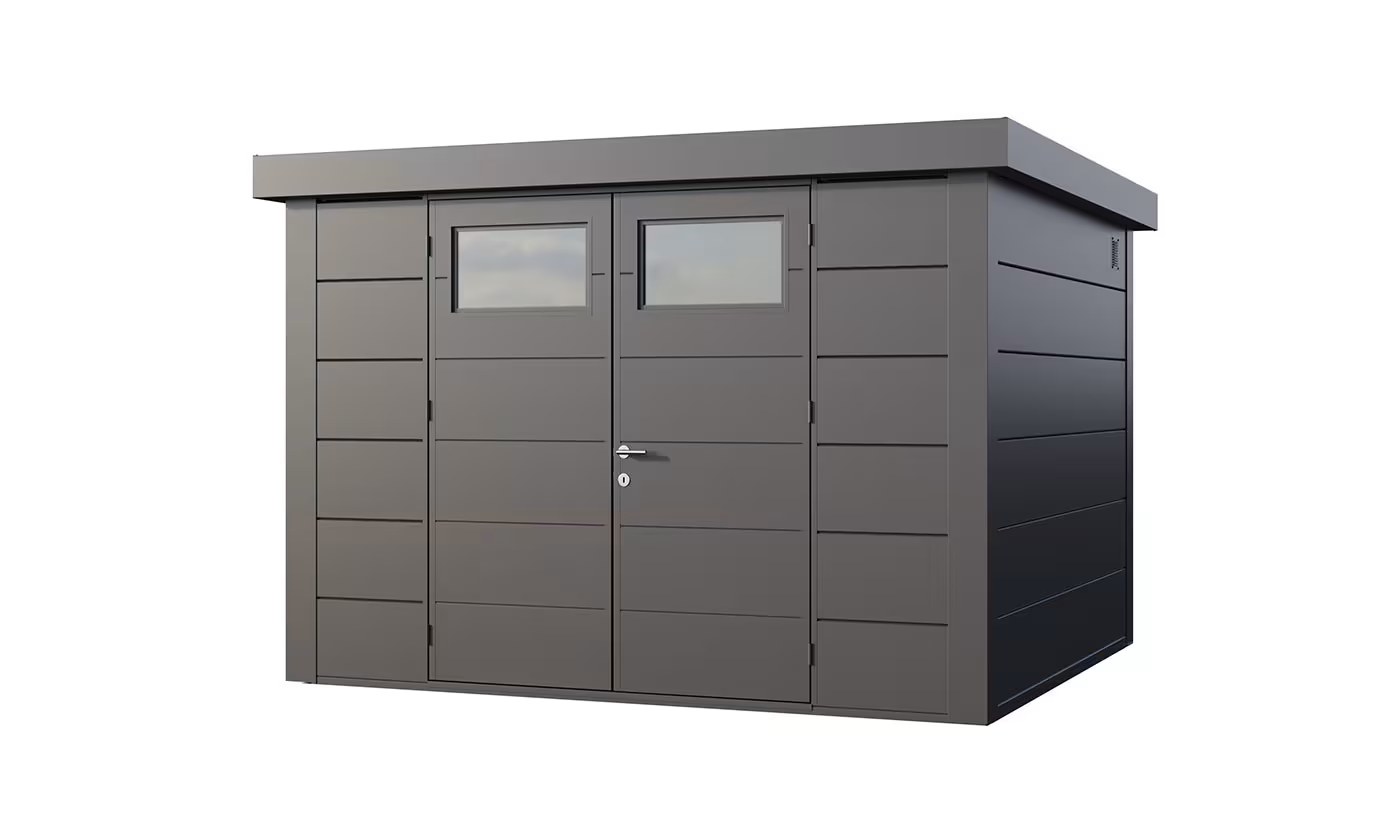 Metall-Gartenhaus Eléganto / Classico / 3330 / Anthrazit 328 x 298 | Premium Metall-Gartenhaus Telluria