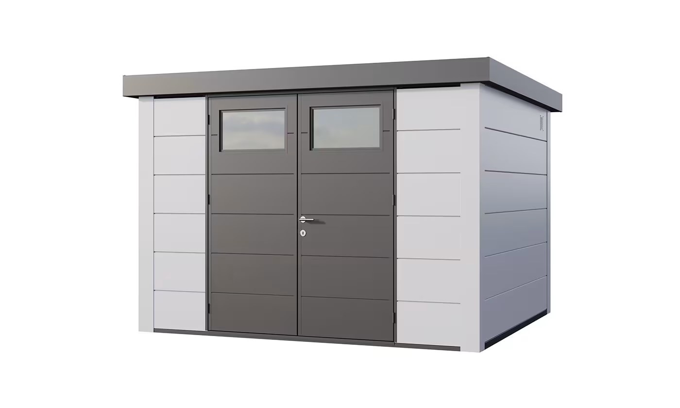 Metall-Gartenhaus Eléganto / Classico / 3330 / Weiß 328 x 298 | Premium Metall-Gartenhaus Telluria